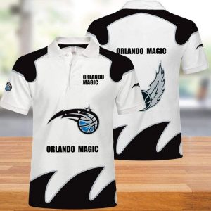 NBA Orlando Magic Print Casual Summer Short Polo Shirt PLS2836