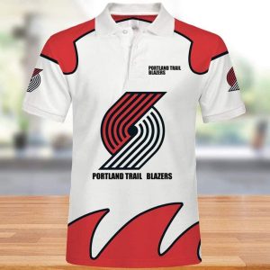 NBA Portland Trail Blazers Print Casual Summer 3D Polo Shirt PLS2834