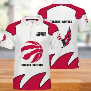 NBA Toronto Raptors Print Casual Summer 3D Polo Shirt PLS2831