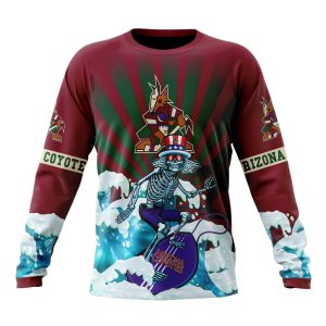 NHL Arizona Coyotes Specialized Kits For The Grateful Dead Unisex Sweatshirt SWS1646