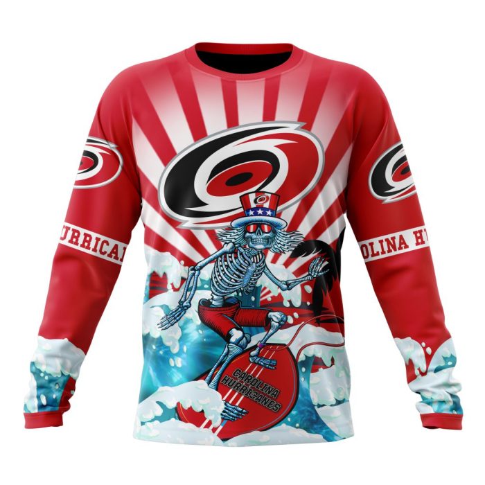 NHL Carolina Hurricanes Specialized Kits For The Grateful Dead Unisex Sweatshirt SWS1650