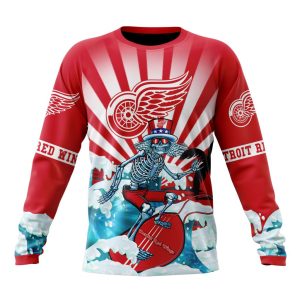 NHL Detroit Red Wings Specialized Kits For The Grateful Dead Unisex Sweatshirt SWS1655