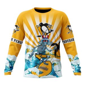NHL Pittsburgh Penguins Specialized Kits For The Grateful Dead Unisex Sweatshirt SWS1667