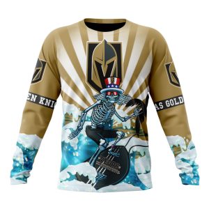 NHL Vegas Golden Knights Specialized Kits For The Grateful Dead Unisex Sweatshirt SWS1674