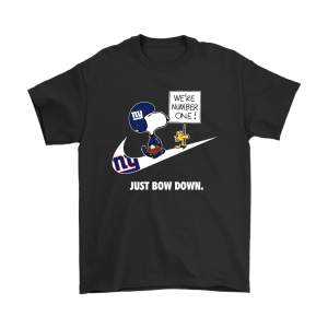 New York Giants Are Number One ? Just Bow Down Snoopy Unisex T-Shirt Kid T-Shirt LTS4943