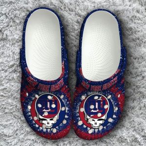 New York Giants Grateful Dead Classic Crocs Crocband Clog Comfortable Water Shoes BCL1445
