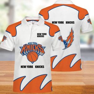 New York Knicks Print Casual Summer 3D Polo Shirt PLS2830