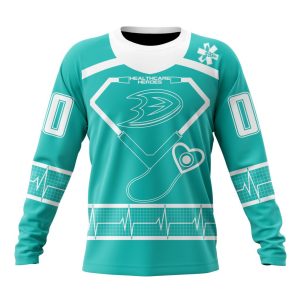 Personalized Anaheim Ducks Special Design Honoring Healthcare Heroes Unisex Sweatshirt SWS1681