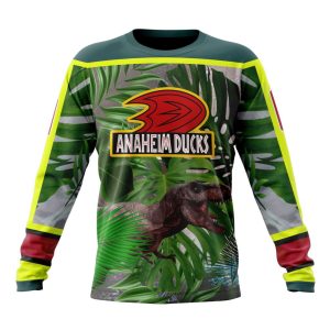 Personalized Anaheim Ducks Specialized Jersey Hockey For Jurassic World Unisex Sweatshirt SWS1683