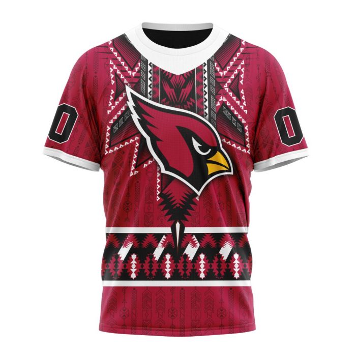 Personalized Arizona Cardinals Specialized Pattern Native Concepts Unisex Tshirt TS2947