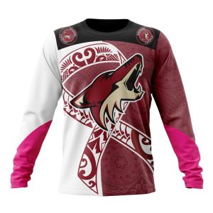 Personalized Arizona Coyotes Specialized Samoa Fights Cancer Unisex Sweatshirt SWS1694