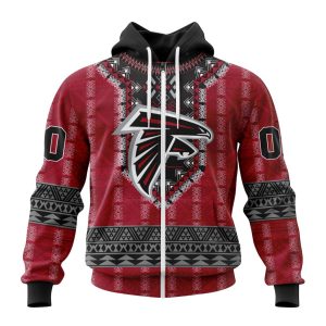 Personalized Atlanta Falcons Specialized Pattern Native Concepts Unisex Zip Hoodie TZH0403