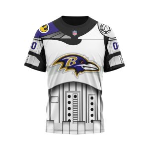 Personalized Baltimore Ravens Specialized Star Wars May The 4th Be With You Unisex Tshirt TS2956