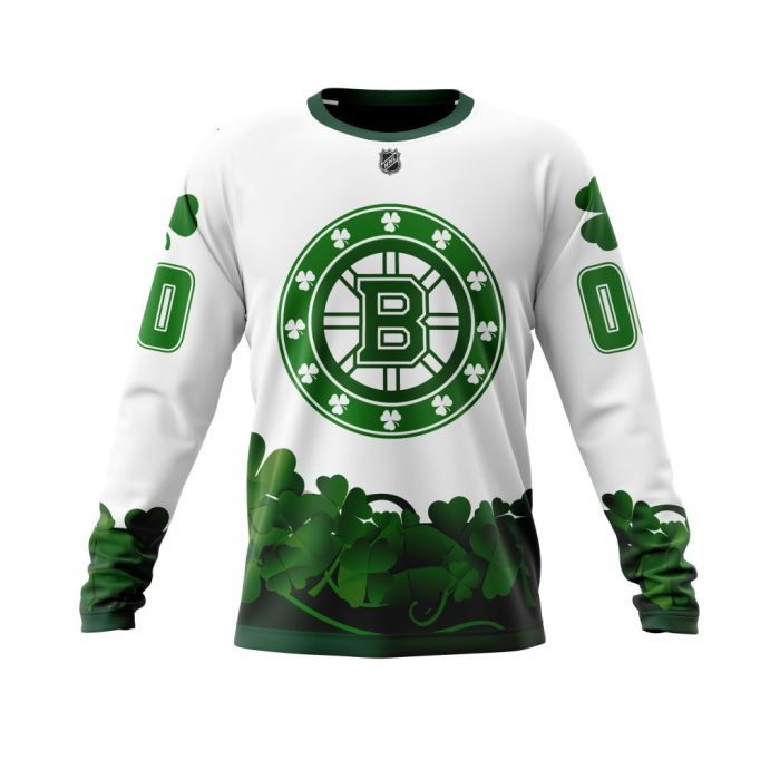 Personalized Boston Bruins Happy St.Patrick Days Unisex Sweatshirt SWS1696