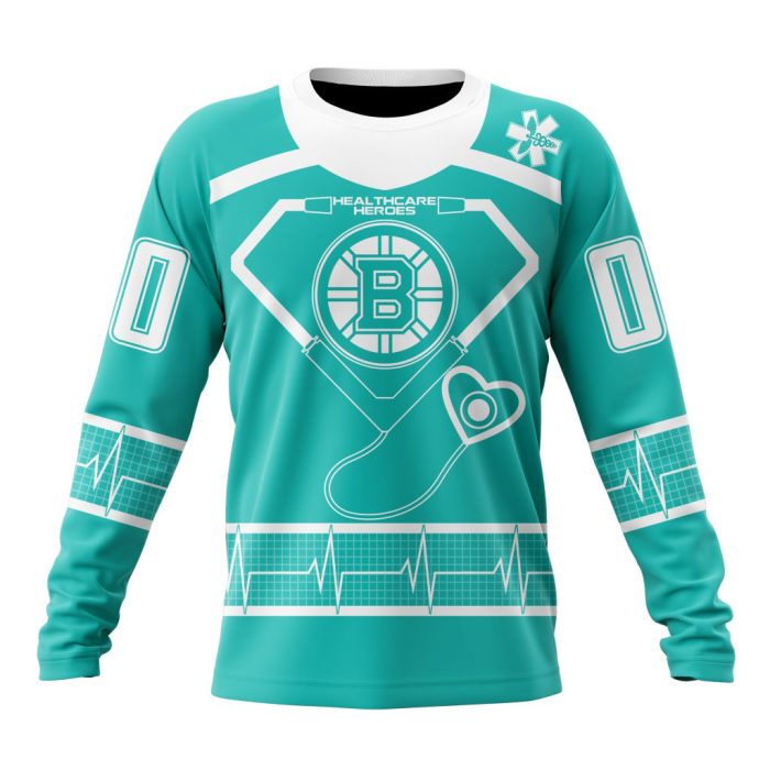 Personalized Boston Bruins Special Design Honoring Healthcare Heroes Unisex Sweatshirt SWS1699