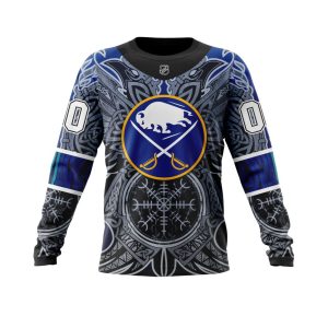 Personalized Buffalo Sabres Dark Norse Viking Symbols Unisex Sweatshirt SWS1704