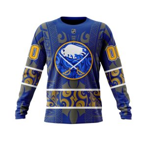 Personalized Buffalo Sabres Specialized Native With Samoa Culture Unisex Sweatshirt SWS1712