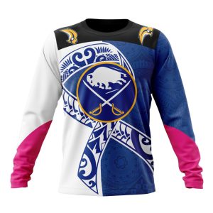 Personalized Buffalo Sabres Specialized Samoa Fights Cancer Unisex Sweatshirt SWS1713