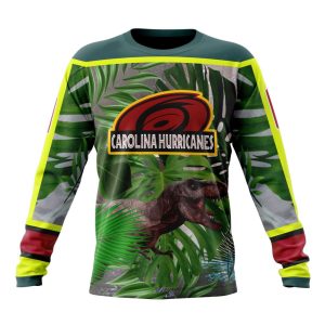 Personalized Carolina Hurricanes Specialized Jersey Hockey For Jurassic World Unisex Sweatshirt SWS1729