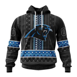 Personalized Carolina Panthers Specialized Pattern Native Concepts Unisex Hoodie TH1109