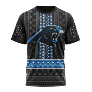 Personalized Carolina Panthers Specialized Pattern Native Concepts Unisex Tshirt TS2963