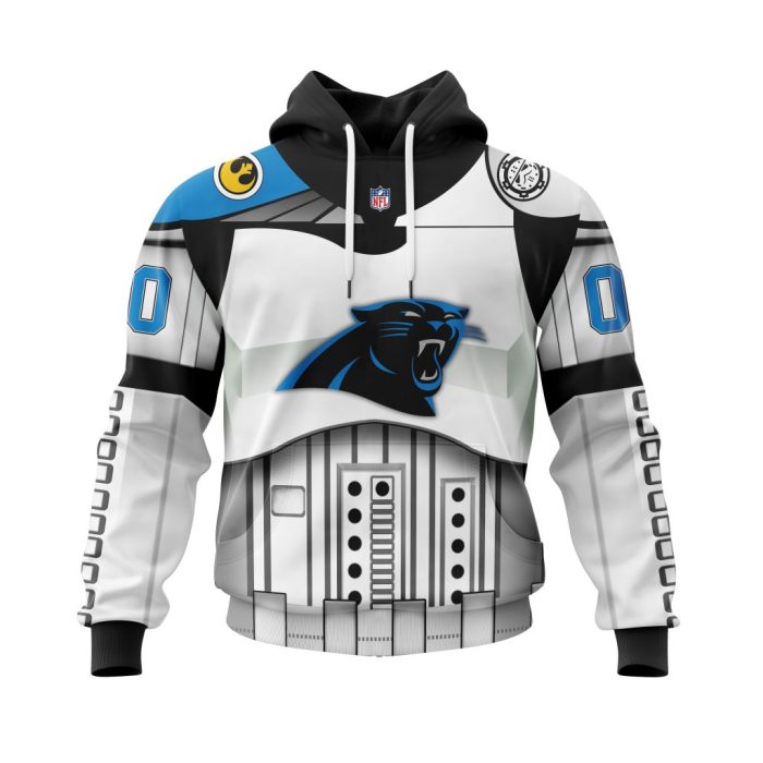 Personalized Carolina Panthers Specialized Star Wars May The 4th Be With You Unisex Hoodie TH1110