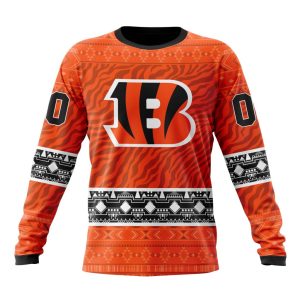 Personalized Cincinnati Bengals Specialized Pattern Native Concepts Unisex Sweatshirt SWS254