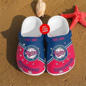 Personalized Custom Name Minnesota Twins Crocs Crocband Clog Shoes BCL1250