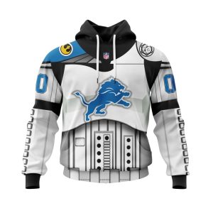 Personalized Detroit Lions Specialized Star Wars May The 4th Be With You Unisex Hoodie TH1134