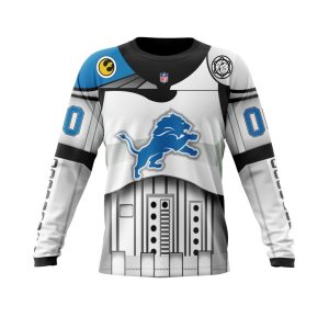 Personalized Detroit Lions Specialized Star Wars May The 4th Be With You Unisex Sweatshirt SWS271