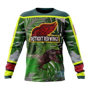 Personalized Detroit Red Wings Specialized Jersey Hockey For Jurassic World Unisex Sweatshirt SWS1774