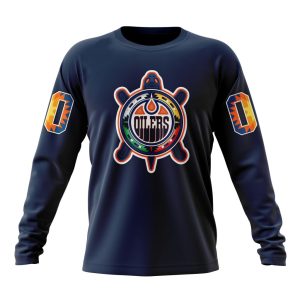 Personalized Edmonton Oilers Special Indigenous Celebration 2022 Unisex Sweatshirt SWS1782