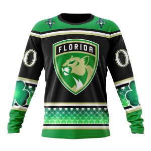 Personalized Florida Panthers Specialized Hockey Celebrate St Patrick's Day Unisex Sweatshirt SWS1790