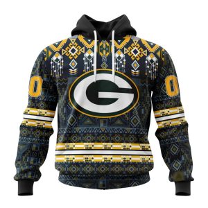 Personalized Green Bay Packers Specialized Pattern Native Concepts Unisex Hoodie TH1137