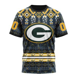 Personalized Green Bay Packers Specialized Pattern Native Concepts Unisex Tshirt TS2991