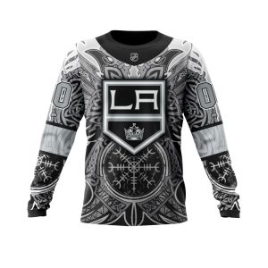 Personalized Los Angeles Kings Dark Norse Viking Symbols Unisex Sweatshirt SWS1795