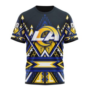 Personalized Los Angeles Rams Specialized Pattern Native Concepts Unisex Tshirt TS3019