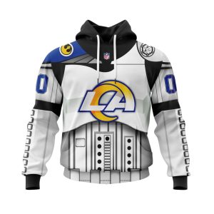 Personalized Los Angeles Rams Specialized Star Wars May The 4th Be With You Unisex Hoodie TH1166