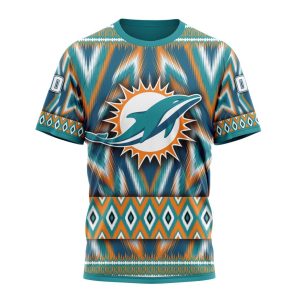 Personalized Miami Dolphins Specialized Pattern Native Concepts Unisex Tshirt TS3023