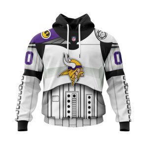 Personalized Minnesota Vikings Specialized Star Wars May The 4th Be With You Unisex Hoodie TH1174