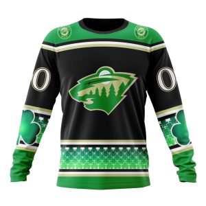 Personalized Minnesota Wild Specialized Hockey Celebrate St Patrick's Day Unisex Sweatshirt SWS1808