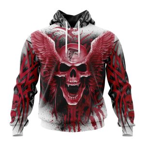 Personalized NFL Atlanta Falcons Special Kits With Skull Art Unisex Hoodie TH1218