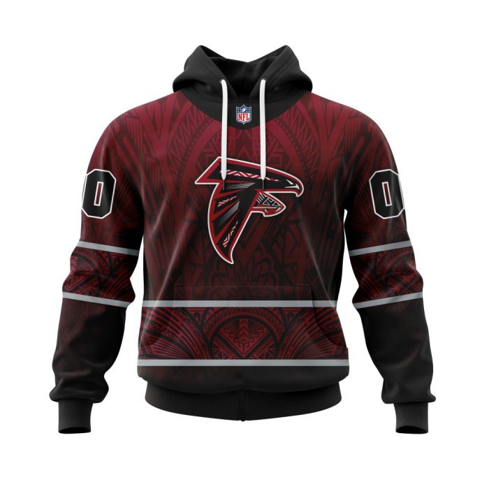 Personalized NFL Atlanta Falcons Specialized Native With Samoa Culture Unisex Hoodie TH1225