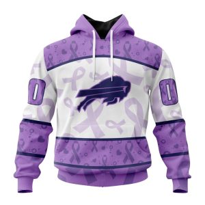 Personalized NFL Buffalo Bills Special Lavender Fights Cancer Unisex Hoodie TH1259