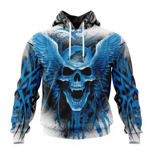 Personalized NFL Carolina Panthers Special Kits With Skull Art Unisex Hoodie TH1278