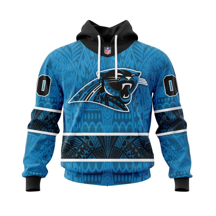 Personalized NFL Carolina Panthers Specialized Native With Samoa Culture Unisex Hoodie TH1285