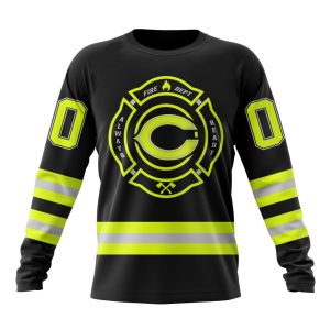 Personalized NFL Chicago Bears Special FireFighter Uniform Design Unisex Sweatshirt SWS433