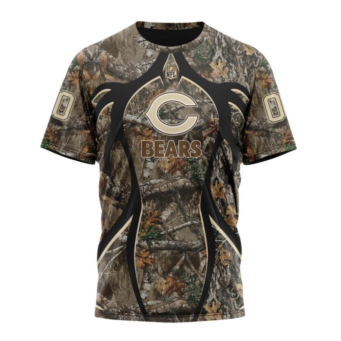 Personalized NFL Chicago Bears Special Hunting Camo Unisex Tshirt TS3151