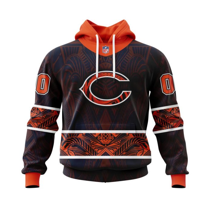 Personalized NFL Chicago Bears Specialized Native With Samoa Culture Unisex Hoodie TH1305