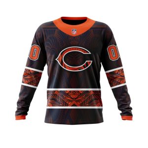 Personalized NFL Chicago Bears Specialized Native With Samoa Culture Unisex Sweatshirt SWS442